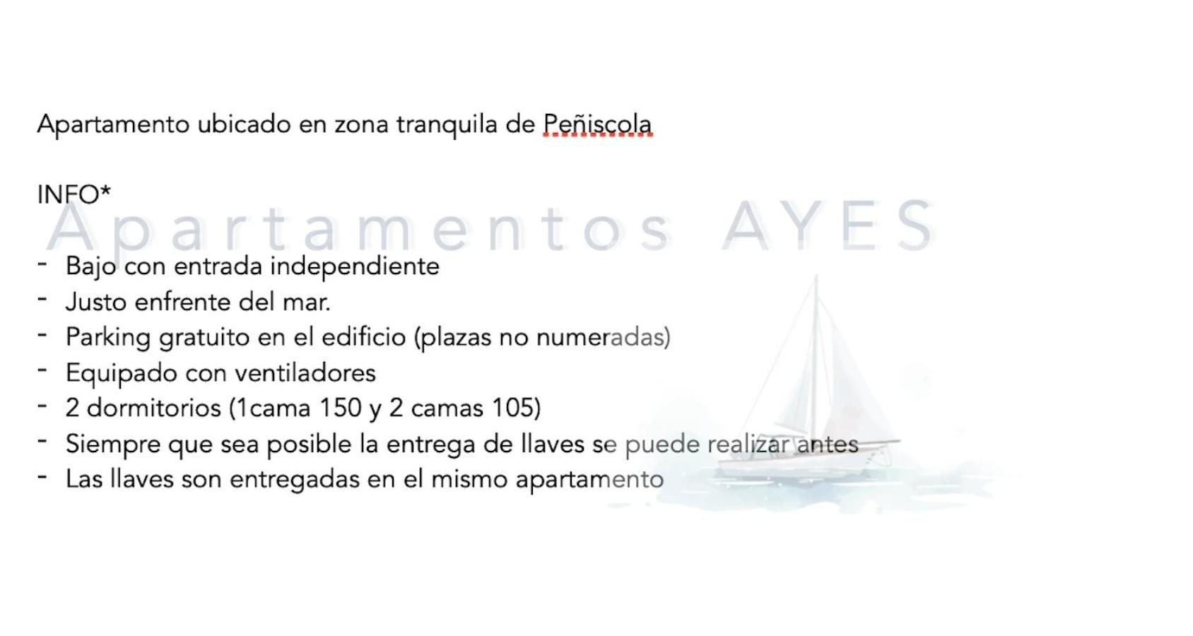Apartamento Playa Norte Peniscola Bagian luar foto